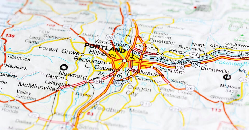 portland-marijuana-dispensary map
