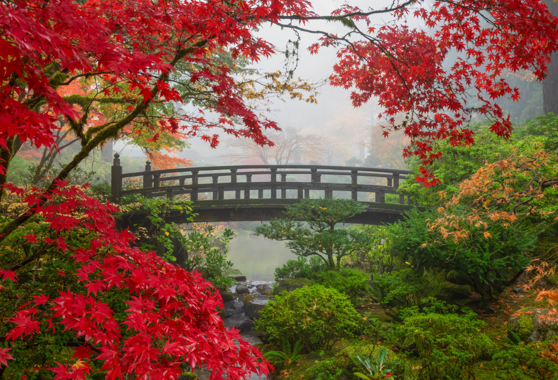 Portland-Japanese-Garden-Bridge Portland Japanese Garden Bridge